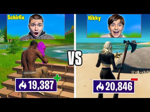 WER mehr ARENA PUNKTE in FORTNITE schafft GEWINNT – 1h Challenge.. (20,000 Points)