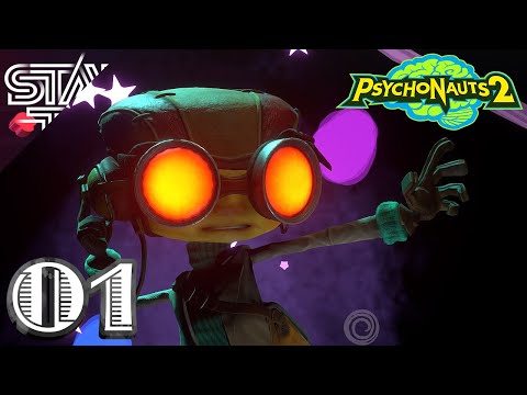 We're FINALLY Playing PsychoNauts 2 – Part 1 Gameplay