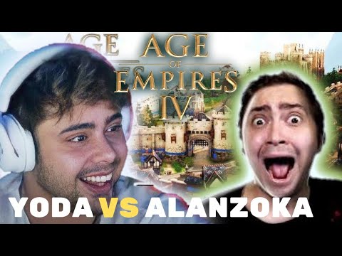 Yoda E Pimpimenta Vs  Alanzoka  No Beta  Do Age Of Empires 4 #1