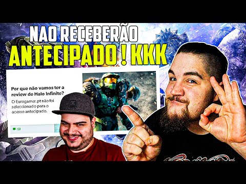 Youtubers e Jornalistinhas estão PISTOLA com o Halo Infinite e Microsoft