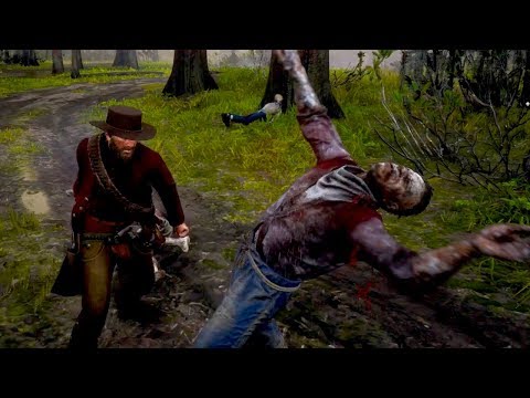 Zombies in Red Dead Redemption 2 (Undead Nightmare Nite Folk)