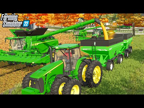 1,000 ACRE HARVEST (10+ FARMERS) | LIVESTREAM | FARMING SIMULATOR 22
