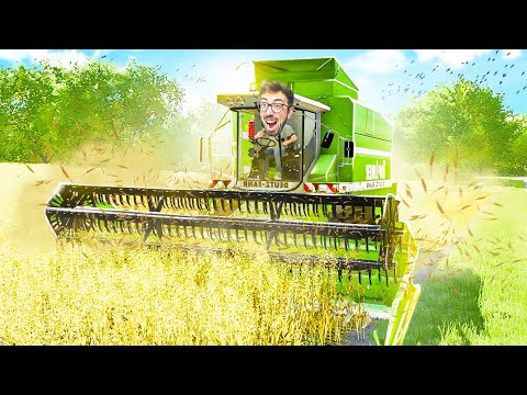 200 AÑOS MÁS TARDE … COSECHO TRIGO 😂 | Farming Simulator 22