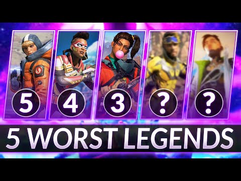 5 WORST LEGENDS You MUST NEVER MAIN – Apex Legends Ranked Guide