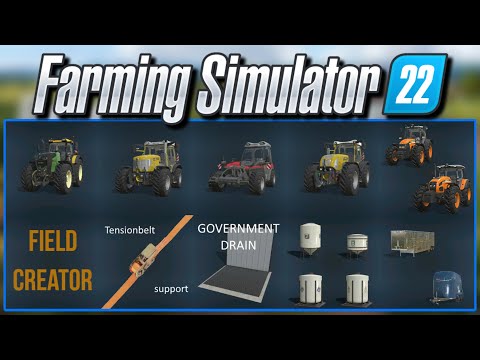 Agco 1000, Field Creator, Alpine DLC Mods! | Farming Simulator 22