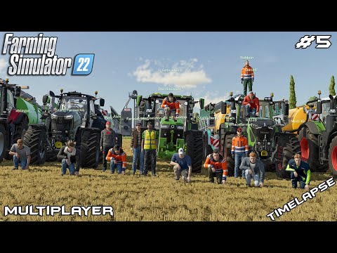 BIG DIGESTATE SPREADING OPERATION | Haut-Beyleron | Farming Simulator 22 Multiplayer | Episode 5
