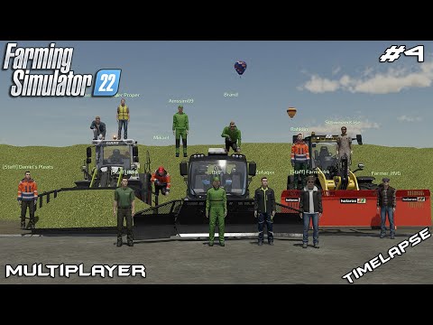 BIG GRASS SILAGE HARVEST WITH WAGONS | Haut-Beyleron | Farming Simulator 22 Multiplayer | Episode 4