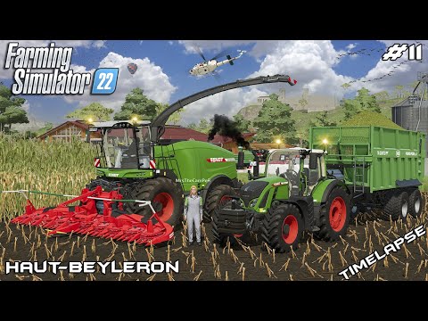 Big SILAGE HARVEST with MrsTheCamPeR | Animals on Haut-Beyleron | Farming Simulator 22 | Episode 11