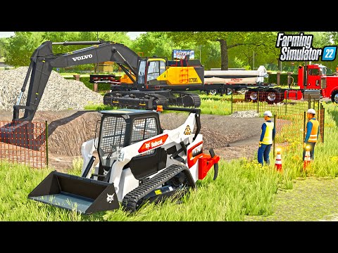 BUILT A LUXURY POOL IN BACKYARD | (MILLIONAIRE SERIES) | FARMING SIMULATOR 22
