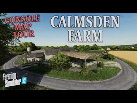 “CALMSDEN FARM” FS22 MAP TOUR! NEW MOD MAP | Farming Simulator 22 (Review) PS5.