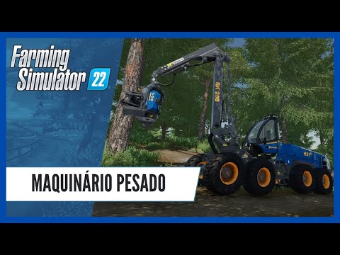 Como trabalhar com árvores grandes no FARMING SIMULATOR 22
