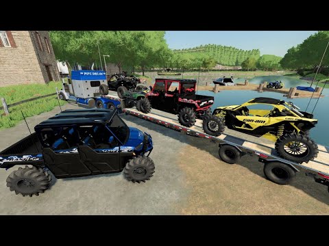 Delivering expensive ATVs to millionaires | Farming Simulator 22