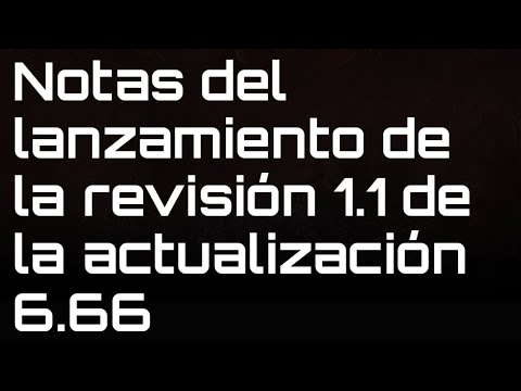 Doom eternal–notas de lanzamiento de revisión 1.1 actualización 6.66