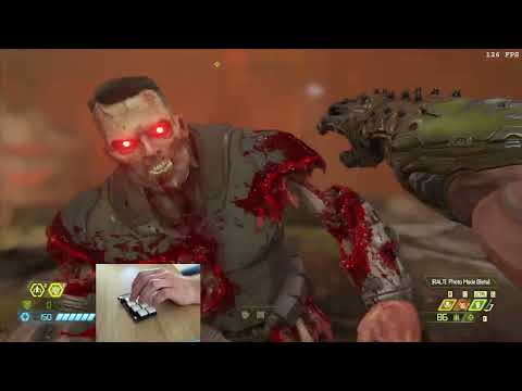 Doom Eternal Ultra Violence with 8 keys