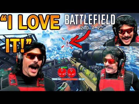DrDisrespect LIKES Battlefield 2042 Sniping & Can't Wait to Play it Over COD!