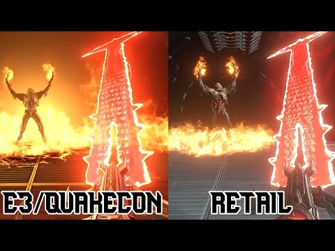 E3/QUAKECON vs Retail — DOOM Eternal [COMPARISON]
