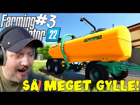 🐷GRISE = GYLLE💩! – Farming Simulator 22 Dansk Ep 3 med ComKean