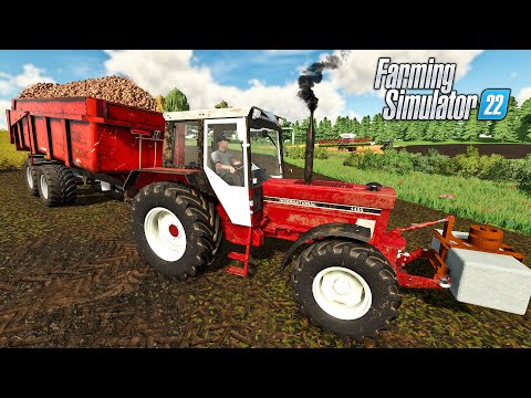 Farming Simulator 22 – IHC 1455 & Fiat 140-90 PURE SOUND | Logitech G29 gameplay