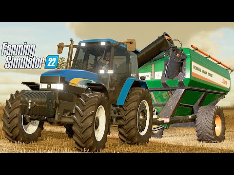 Farming Simulator 22 | O PRIMEIRO DIA DE TRABALHO! #12