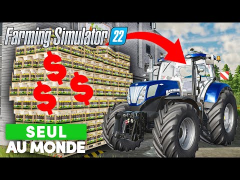 Farming Simulator 22 | Seul Au Monde S2 #08 | NOUVEAU tracteur PAYÉ avec L’huile
