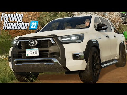 Farming Simulator 22 | TOYOTA HILUX NO PUXE DA PLATAFORMA! #09
