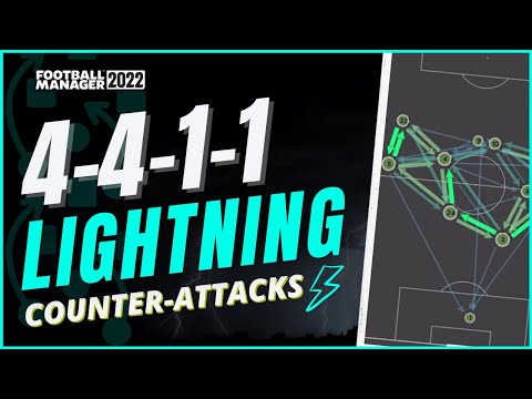 [FM22] LIGHTNING 4411 ATTACKS! | BEST Defensive FM22 Tactic | Football Manager 2022