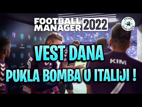 FOOTBALL MANAGER 2022 – LEGENDARNI TRENER SE VRATIO?!  // Escape Game Show