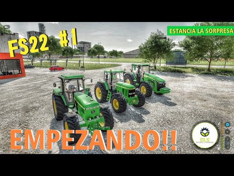 FS 22 ARGENTINA–// EMPEZANDO FARMING SIMULATOR 22 // ESTANCIA LA SORPRESA // – VIVO –