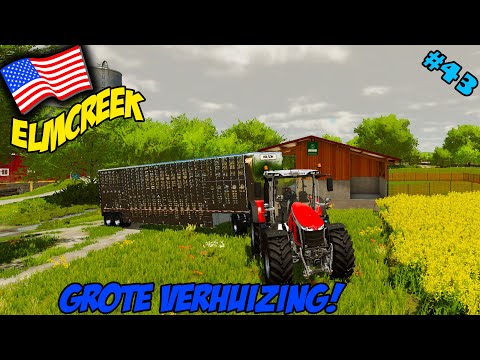 'GROTE VERHUIZING!' Farming Simulator 22 Elmcreek #43