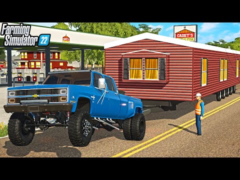 HEAVY HAULING MOBILE HOMES (COUNTY LINES) | FARMING SIMULATOR 22