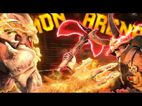 I made a 𝐃𝐄𝐌𝐎𝐍 𝐀𝐑𝐄𝐍𝐀 to define the strongest demon in DOOM Eternal [Super Heavy 2.0 ver.]