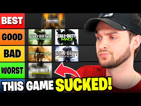 I RANKED *EVERY* Call of Duty! (HONEST OPINION)
