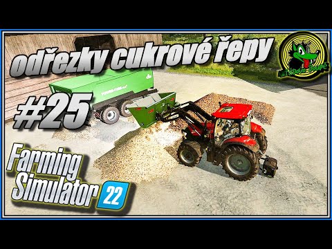 Jak získat odřezky z cukrové řepy (Neřádova ECOfarma)-Farming simulator 22 #25 CZ/SK