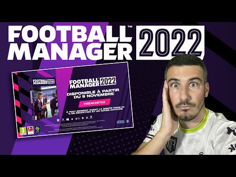 JE RÉAGIS AU TRAILER DE FOOTBALL MANAGER 2022 !!! + DATE DE SORTIE ET JEU A GAGNER !