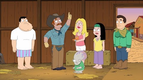 Klaus and Rogu In "Thank God For Loose Rocks": An American Dad! Adventure