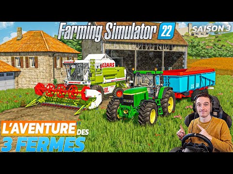 L'AVENTURE DES 3 FERMES S3 ! INSTALLATIONS DANS NOS FERMES ! #01