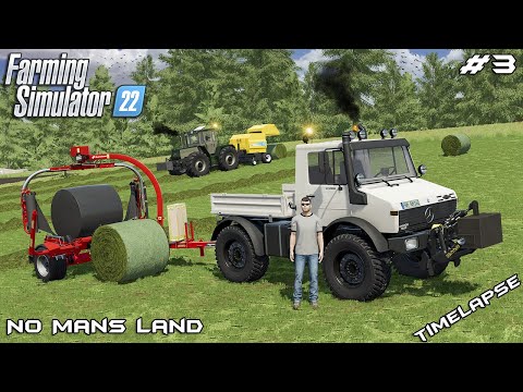 Making BALES in WILDERNESS with @kedex | No Mans Land – SURVIVAL | Farming Simulator 22 | Episode 3