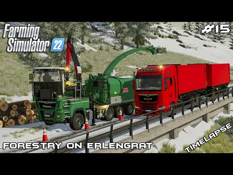 Making WOODCHIPS with JENZ HEM 922 COBRA | Forestry on ERLENGRAT | Farming Simulator 22 | Episode 15