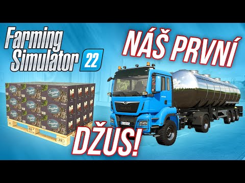 NÁŠ PRVNÍ DŽUS! | Farming Simulator 22 #20
