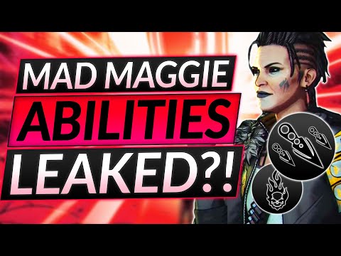 NEW LEGEND "MAD MAGGIE" ABILITIES LEAKED – The END for Bangalore – Apex Legends Guide