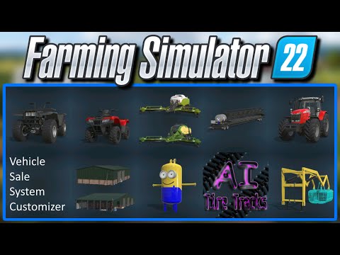 New Mods – Windrow Baler, ATVs, 18 Meter Header!