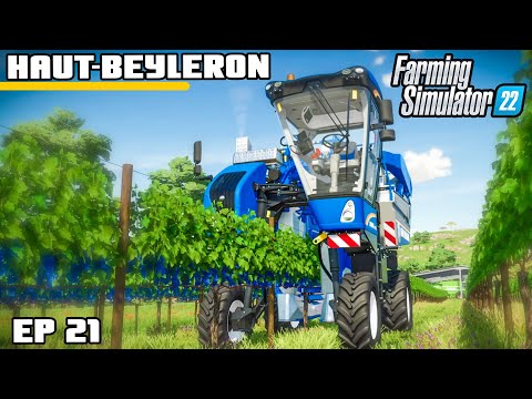 NEW PRODUCTION BUILDING! "BIG" GRAPE HARVEST| Farming Simulator 22 – Haut-Beyleron | Episode 21