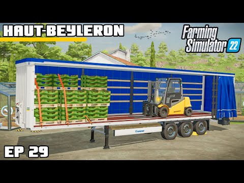 "NEW" USED CURTAIN SIDER! THIS WILL HELP!! | Farming Simulator 22 – Haut-Beyleron | Episode 29