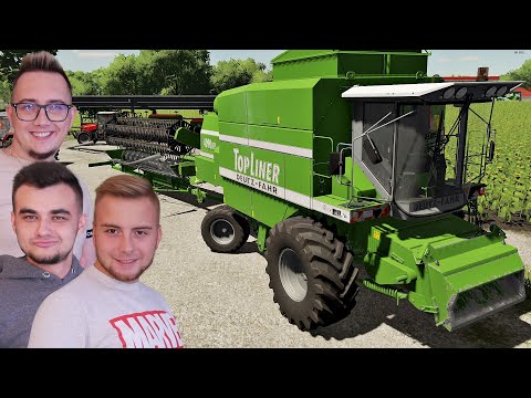 "Od Zera do Farmera"#55 ☆ Farming Simulator 22 ☆ Żniwa Owsa i Prasowanie Słomy! ㋡MST