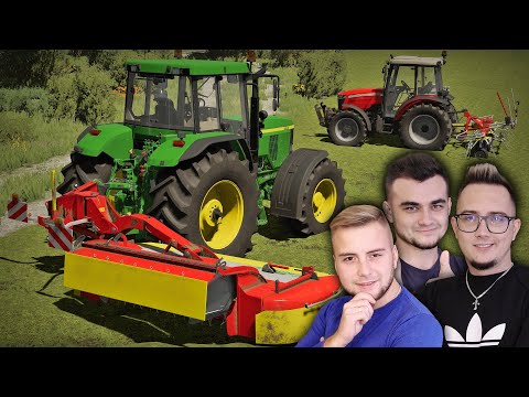 Pierwsze Sianokosy [NOWE NABYTKI] 😱 Koszenie & Przetrząsanie | Farming Simulator 22 | "od Zera" #50