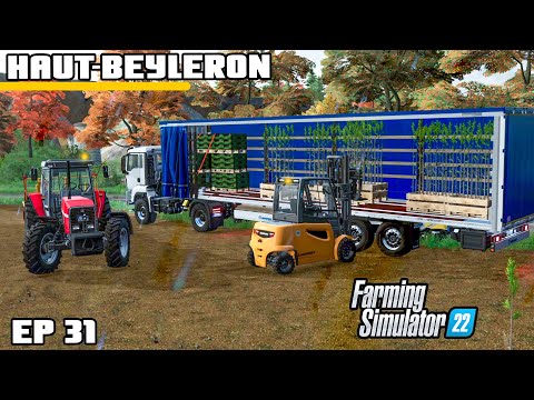 PLANTING A DENSE & MASSIVE WOODLAND | Farming Simulator 22 – Haut-Beyleron | Episode 31