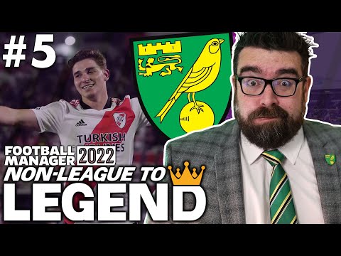 PREMIER LEAGUE SURVIVAL? | Part 5 | NORWICH | Non-League to Legend FM22 | Football Manager 2022