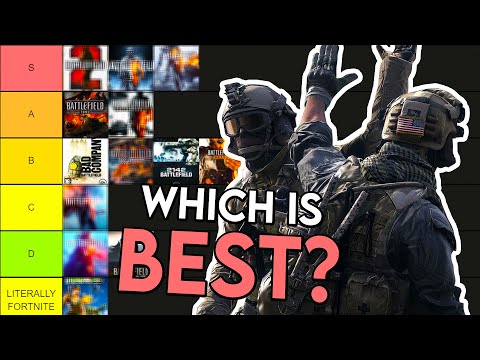 Ranking EVERY Battlefield Game in a Tier List!