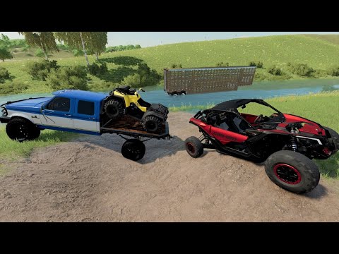 Saving animals and trucks from huge storm | Farming Simulator 22