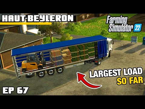 SELLING A MEGA LOAD! | Farming Simulator 22 – Haut-Beyleron | Episode 67